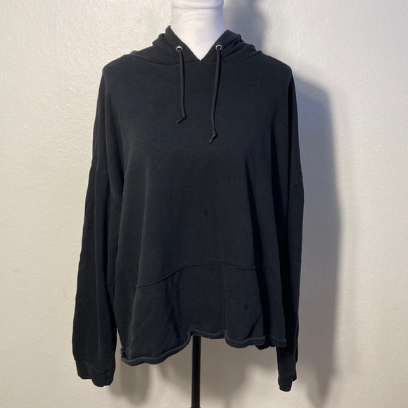 Pretty Little Thing Black Hoodie Size 14 - Picture 1 of 2